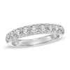 Thumbnail Image 1 of 1/4 CT. T.W. Diamond Vintage-Style Anniversary Band in 10K White Gold