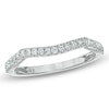 Thumbnail Image 0 of Vera Wang Love Collection 1/5 CT. T.W. Diamond Contour Wedding Band in 14K White Gold