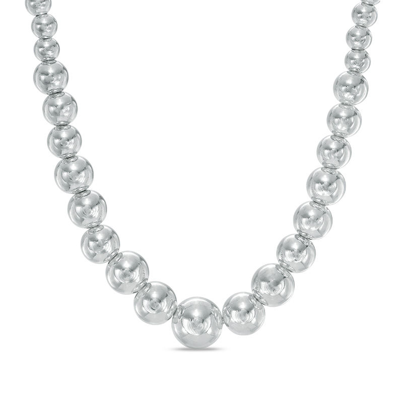 4mm Sterling Silver Bead Necklace Strand – Kathy Bankston