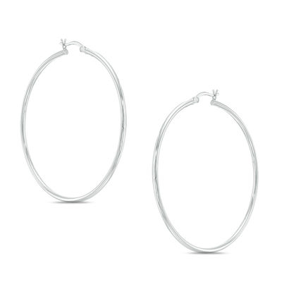 Silver Ball Hoop Earrings – Mint & Oak