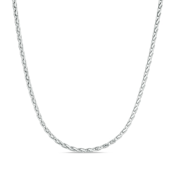 Ladies' 1.5mm Spiga Chain Necklace in Sterling Silver - 16"