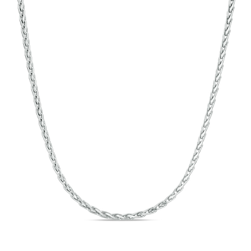 Ladies' 1.5mm Spiga Chain Necklace in Sterling Silver - 16"