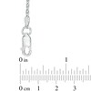 Thumbnail Image 1 of Ladies' 1.5mm Spiga Chain Necklace in Sterling Silver - 16"