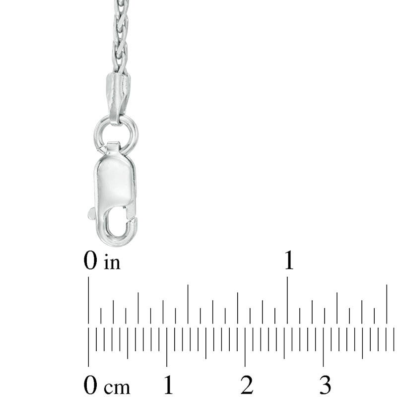 Ladies' 1.5mm Spiga Chain Necklace in Sterling Silver - 16"