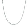 Thumbnail Image 1 of Ladies' 1.5mm Spiga Chain Necklace in Sterling Silver - 24"