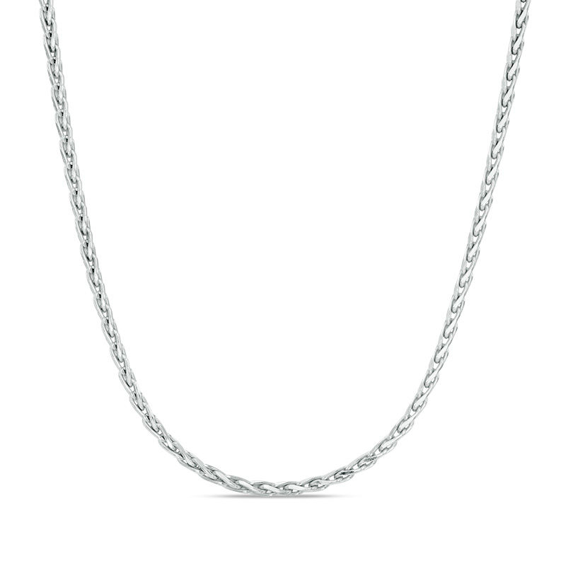 Ladies' 1.5mm Spiga Chain Necklace in Sterling Silver - 24"