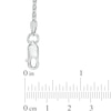 Thumbnail Image 1 of Ladies' 1.5mm Spiga Chain Necklace in Sterling Silver - 24"