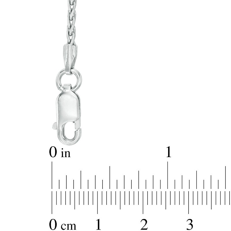 Main Image 2 of Ladies' 1.5mm Spiga Chain Necklace in Sterling Silver - 24"