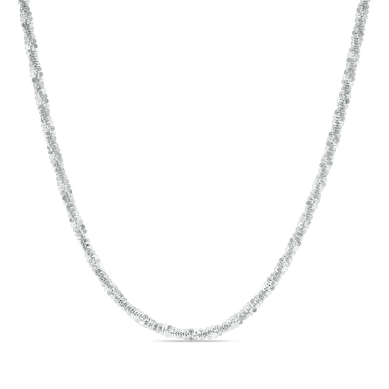Ladies' 1.5mm Sparkle Chain Necklace in Sterling Silver - 24"
