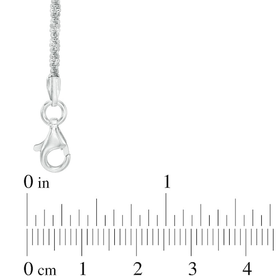 Ladies' 1.5mm Sparkle Chain Necklace in Sterling Silver - 24"