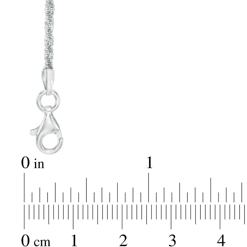 Ladies' 1.5mm Sparkle Chain Necklace in Sterling Silver - 24"