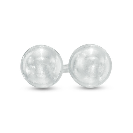 7.0mm Ball Stud Earrings in Sterling Silver | Zales