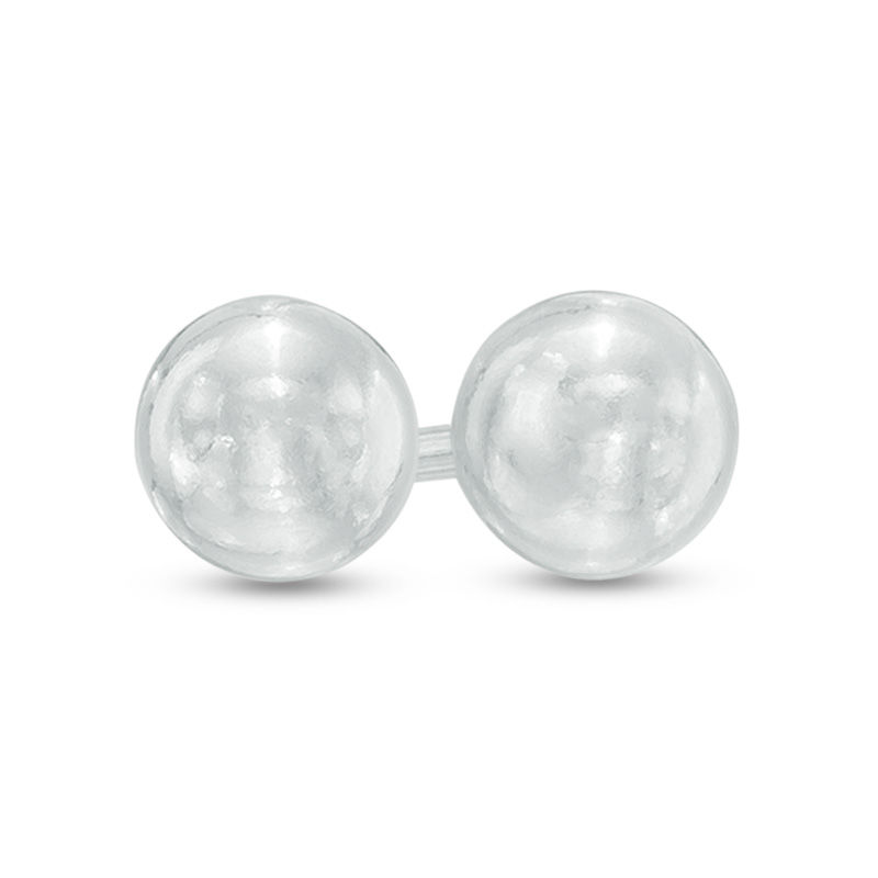 【ギフ_包装】 7.0mm Silver Sterling in Earrings Stud Ball アクセサリー