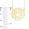 Thumbnail Image 2 of Filigree Heart Necklace in 10K Gold