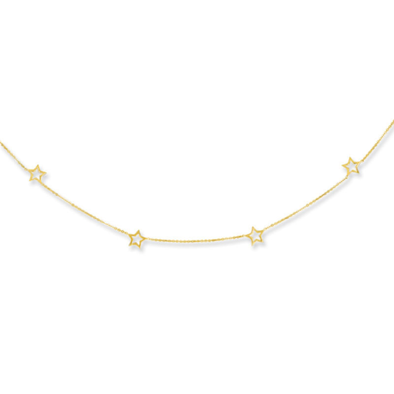 Star Station Necklace in 14K Gold | Zales
