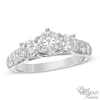 Thumbnail Image 1 of 2 CT. T.W. Diamond Past Present Future® Engagement Ring in 14K White Gold