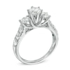 Thumbnail Image 2 of 2 CT. T.W. Diamond Past Present Future® Engagement Ring in 14K White Gold