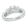 Thumbnail Image 3 of 2 CT. T.W. Princess-Cut Diamond Past Present Future® Engagement Ring in 14K White Gold