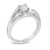 Thumbnail Image 2 of 3/4 CT. Diamond Solitaire Bypass Ring in 14K White Gold