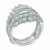 Thumbnail Image 2 of 2 CT. T.W. Diamond Double Row Tiara Solitaire Enhancer in 14K White Gold