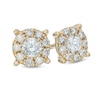 Thumbnail Image 1 of 1 CT. T.W. Diamond Frame Stud Earrings in 14K Gold