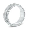 Thumbnail Image 2 of Triton Black Diamond Accent 8.0mm Comfort Fit Tungsten Wedding Band - Size 10