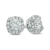 Thumbnail Image 1 of 5/8 CT. T.W. Diamond Frame Stud Earrings in 10K White Gold