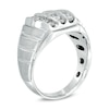 Thumbnail Image 1 of Men's 1 CT. T.W. Diamond Cluster Ring in 10K White Gold