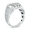 Thumbnail Image 2 of 1 CT. T.W. Diamond Cluster Ring in 10K White Gold