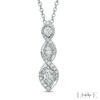 Thumbnail Image 1 of Vera Wang Love Collection 1/2 CT. T.W. Marquise Diamond Drop Pendant in 14K White Gold