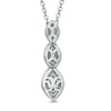 Thumbnail Image 2 of Vera Wang Love Collection 1/2 CT. T.W. Marquise Diamond Drop Pendant in 14K White Gold