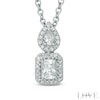 Thumbnail Image 0 of Vera Wang Love Collection 3/8 CT. T.W. Diamond Fancy Drop Pendant in 14K White Gold