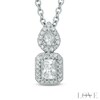 Thumbnail Image 0 of Vera Wang Love Collection 3/8 CT. T.W. Diamond Fancy Drop Pendant in 14K White Gold