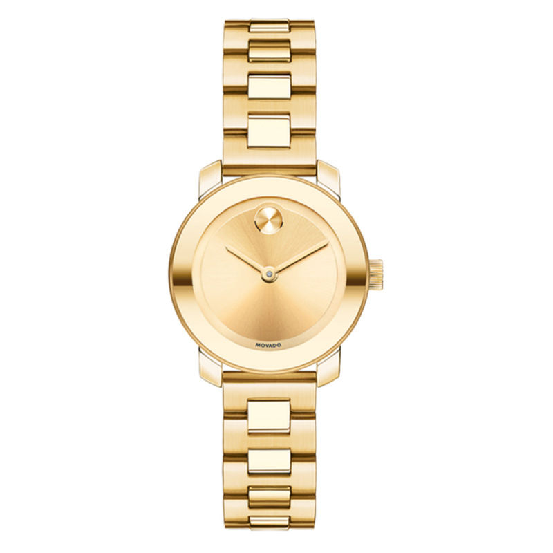 Ladies' Movado Bold® Gold-Tone Stainless Steel Watch (Model