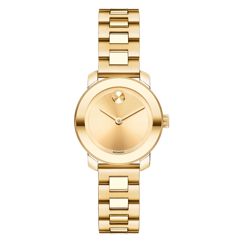 Ladies' Movado Bold® Gold-Tone Stainless Steel Watch (Model: 3600235)