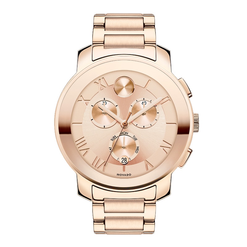 Main Image 1 of Ladies' Movado Bold® Chronograph Watch with Gold Dial (Model: 3600209)