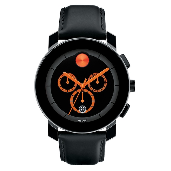 Men's Movado BoldÂ® Chronograph Watch with Black Dial (Model: 3600232)