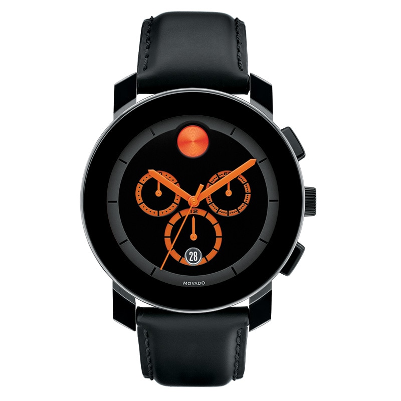 Main Image 1 of Men's Movado Bold® Chronograph Watch with Black Dial (Model: 3600232)