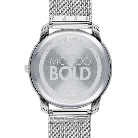 Men's Movado BoldÂ® Mesh Watch with Silver-Tone Dial (Model: 3600589)