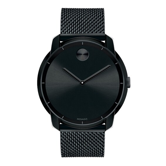 Men's Movado BoldÂ® Mesh Watch with Black Dial (Model: 3600261)