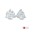 Thumbnail Image 0 of 1-1/2 CT. T.W. Certified Canadian Diamond Solitaire Stud Earrings in 14K White Gold (I/I2)