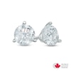 Thumbnail Image 1 of 1-1/2 CT. T.W. Certified Canadian Diamond Solitaire Stud Earrings in 14K White Gold (I/I2)