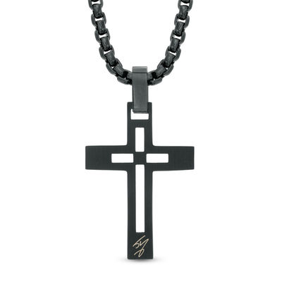 Zales Shaq Cross Necklace Clearance, 55 