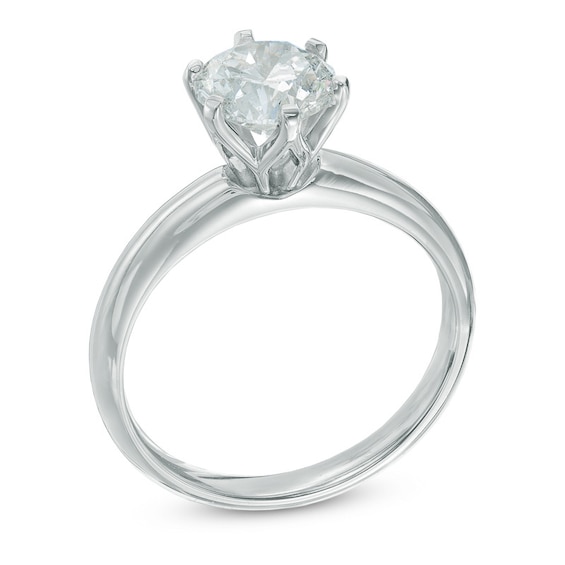 2 CT. Certified Canadian Diamond Solitaire Engagement Ring in 14K White Gold (I/I1)