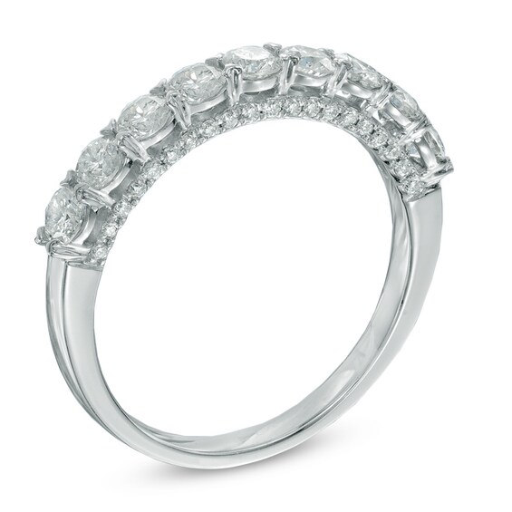 1 CT. T.w. Diamond Anniversary Band in 14K White Gold