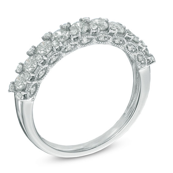 1 CT. T.w. Diamond Anniversary Band in 14K White Gold