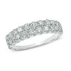 Thumbnail Image 1 of 1 CT. T.W. Diamond Double Row Anniversary Band in 14K White Gold