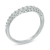 Thumbnail Image 2 of 1/3 CT. T.W. Diamond Contour Wedding Band in 14K White Gold