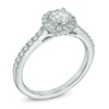 Thumbnail Image 1 of Celebration Lux® 1 CT. T.W. Diamond Frame Engagement Ring in 18K White Gold (I/SI2)