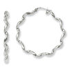 Thumbnail Image 1 of 35.0mm Spiral Hoop Earrings in Sterling Silver